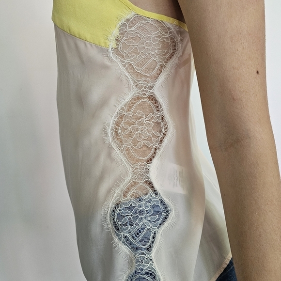 LAST CHANCE - Sandro Paris Silk Lace Slip Camisole - Picture 5 of 15